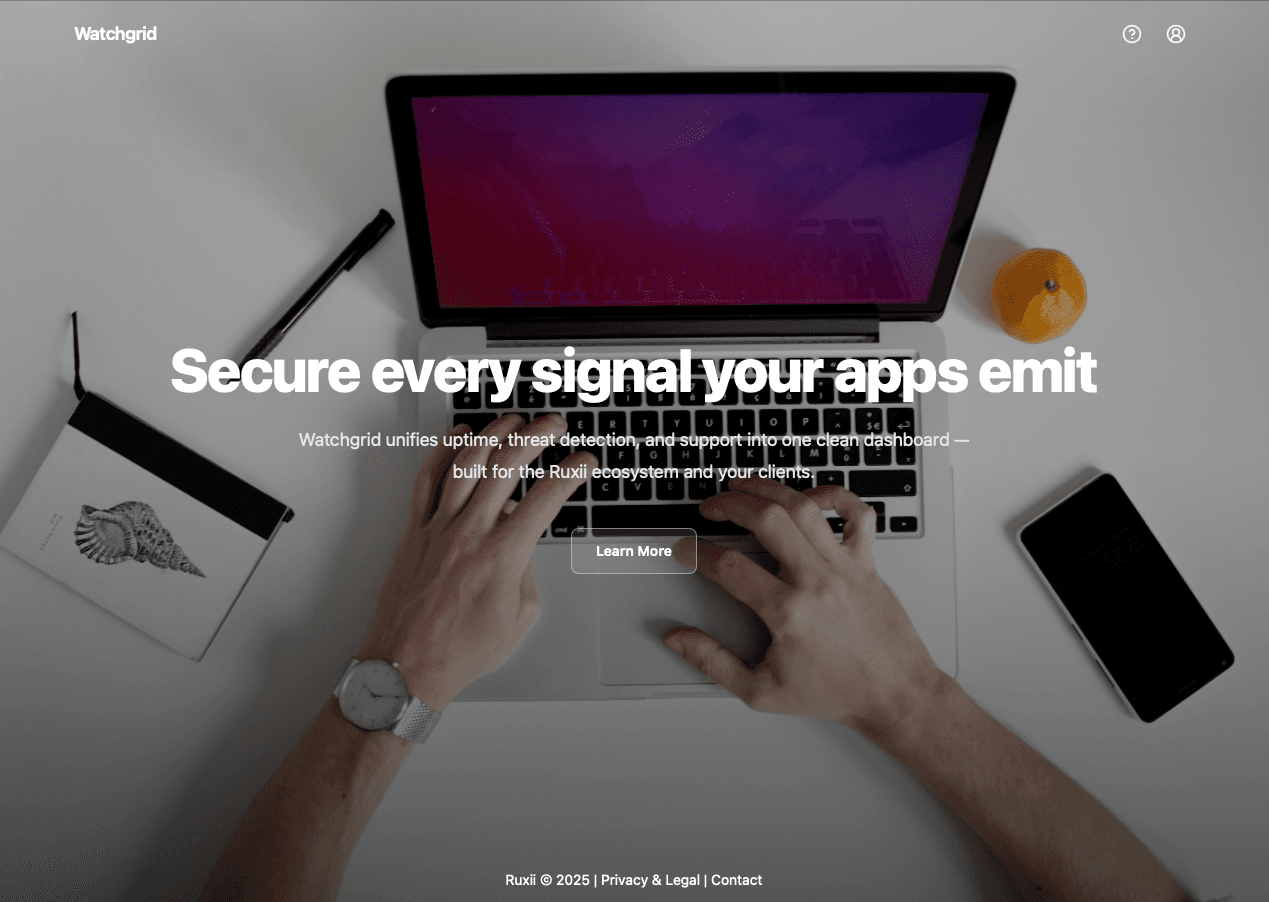 Watchgrid monitoring console